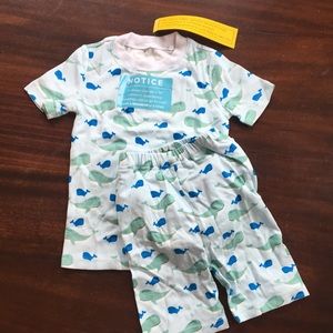 Peejamas whale print size 3T boy